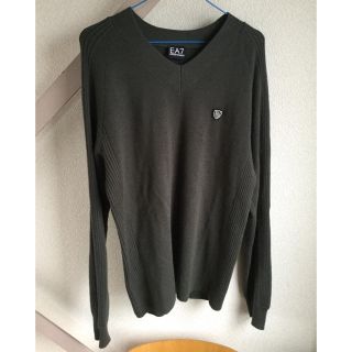 エンポリオアルマーニ(Emporio Armani)の【夢幻’s様専用】国内正規品　エンポリオアルマーニ Vネック　ウールニット　XL(ニット/セーター)