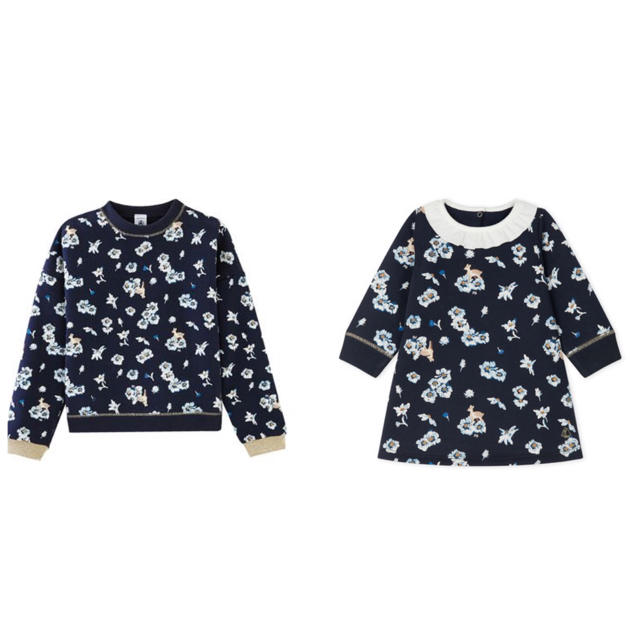 PETIT BATEAU(プチバトー)の＊poppy＊様専用♡プチバトー2点おまとめ キッズ/ベビー/マタニティのキッズ服女の子用(90cm~)(ワンピース)の商品写真