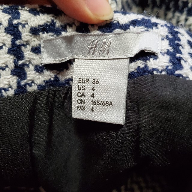H&M(エイチアンドエム)のツイードミニスカート レディースのスカート(ミニスカート)の商品写真