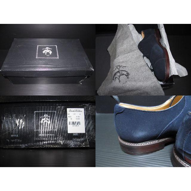 BLACK FLEECE(ブラックフリース)のブラックフリース（Black Fleese）イングランド製革靴 青 UK9.5D メンズの靴/シューズ(ドレス/ビジネス)の商品写真