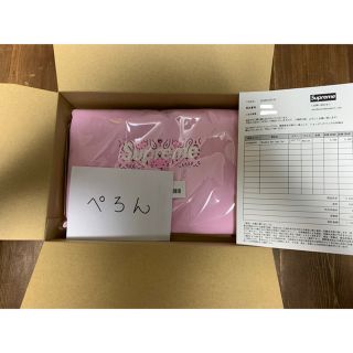 シュプリーム(Supreme)のBandana Box Logo Tee ピンクMサイズ(Tシャツ/カットソー(半袖/袖なし))