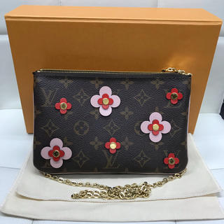 ルイヴィトン(LOUIS VUITTON)の美品　ルイヴィトン   ドゥーブルジップ　チェーンショルダーバッグ(ショルダーバッグ)