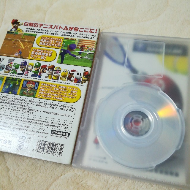 マリオテニス GC GC エンタメ/ホビーのゲームソフト/ゲーム機本体(家庭用ゲームソフト)の商品写真
