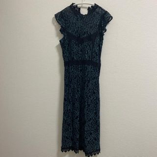 ザラ(ZARA)のZARA レースワンピース(ミディアムドレス)