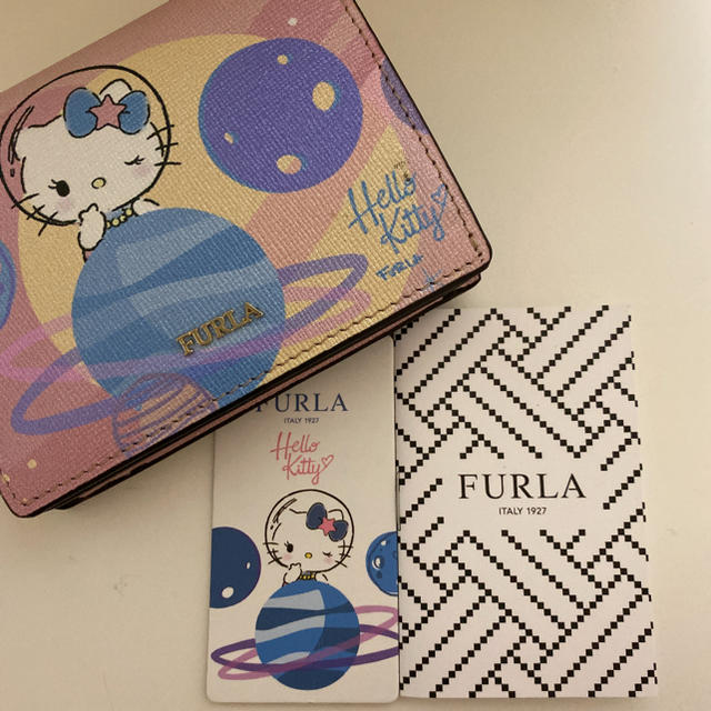 【新品 未使用】FURLA KITTY❤️ バイフォールド ウォレット 折財布