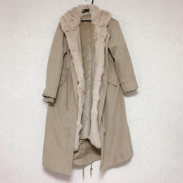 aries(アリエス)のアリエスミラージュ　ファーコート レディースのジャケット/アウター(ロングコート)の商品写真
