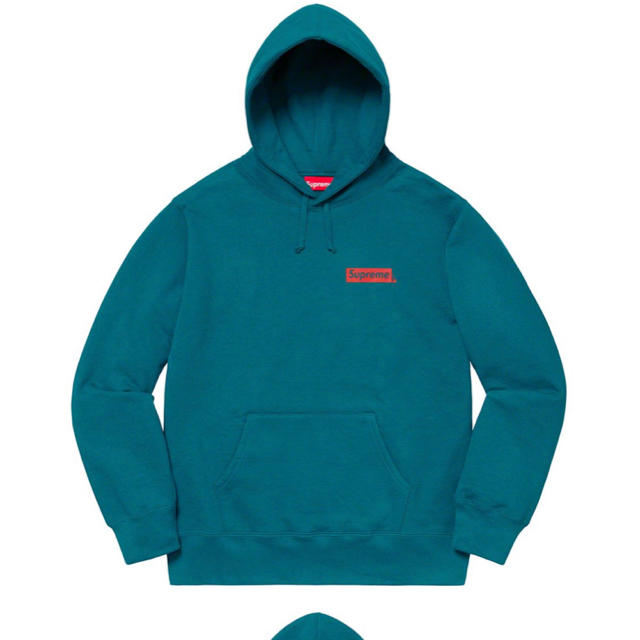 supreme stop crying hooded sweatshirt LMarineBlueSIZE