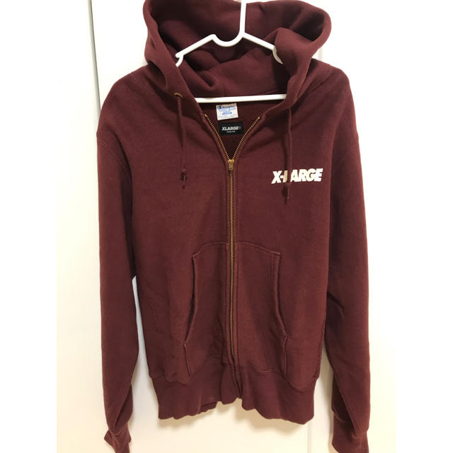 XLARGE(エクストララージ)のXLARGE×Champion ジップアップパーカー　Mサイズ メンズのトップス(パーカー)の商品写真