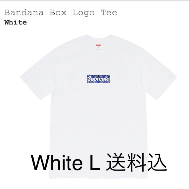 シュプリーム  19AW  Bandana Box Logo Tee バンダナボックスロゴTシャツ  メンズ S