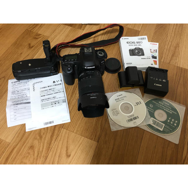 超美品 Canon - canon eos 80D ズームレンズキット(18-135mm)おまけ