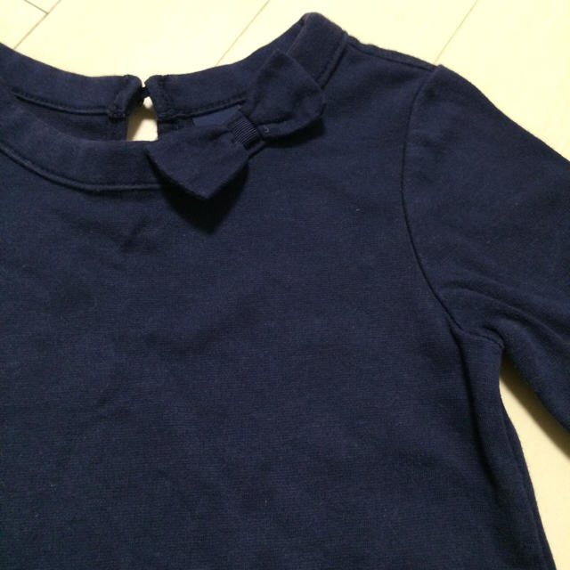 babyGAP(ベビーギャップ)のサイズ95 ☆リボン付きワンピース キッズ/ベビー/マタニティのキッズ服女の子用(90cm~)(ワンピース)の商品写真