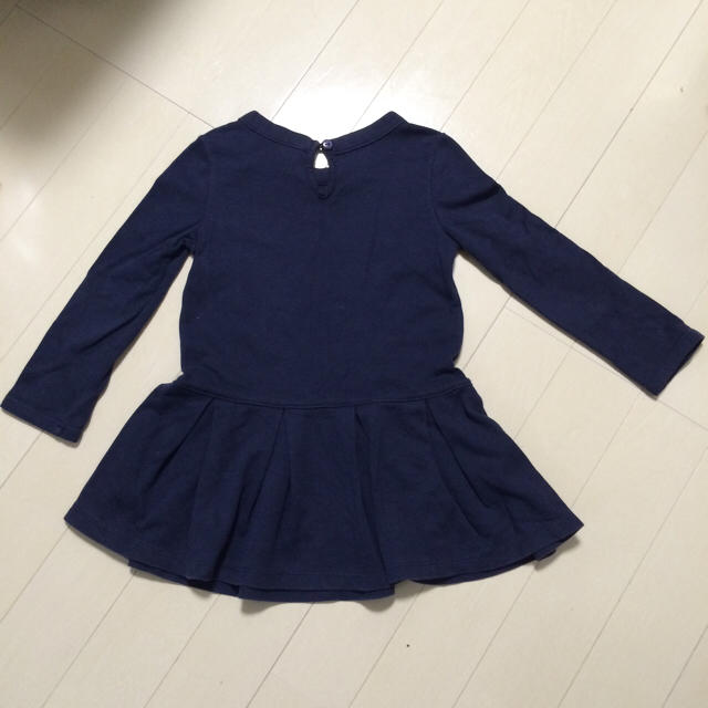 babyGAP(ベビーギャップ)のサイズ95 ☆リボン付きワンピース キッズ/ベビー/マタニティのキッズ服女の子用(90cm~)(ワンピース)の商品写真