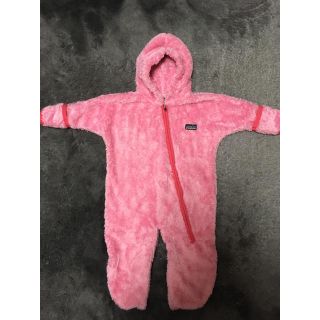 パタゴニア(patagonia)の超美品　patagonia baby おくるみ　12M ピンク　パタゴニア(カバーオール)