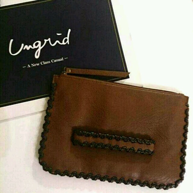 Ungrid(アングリッド)のungrid ☆美品☆クラッチバッグ レディースのバッグ(クラッチバッグ)の商品写真