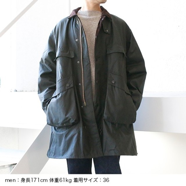 Kaptain Sunshine × Barbour トラベラーコート38 OD