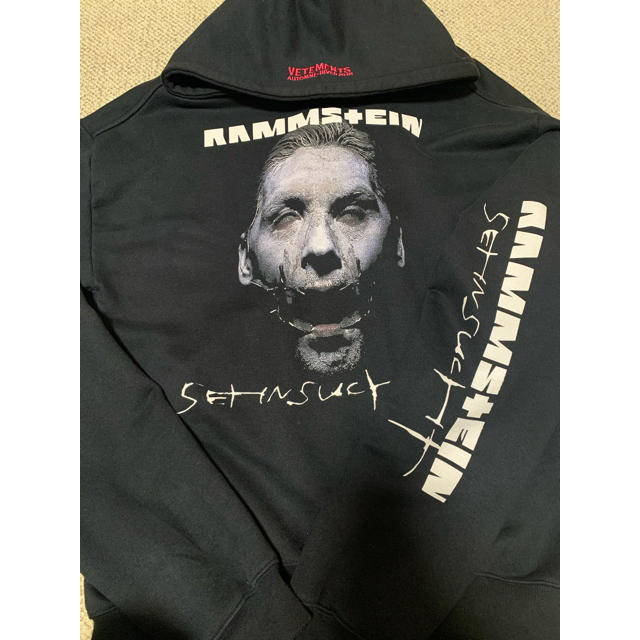 VETEMENTS ラムシュタインフーディパーカー　XSサイズ