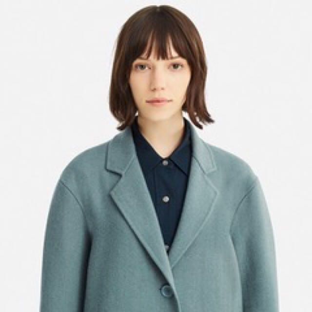 UNIQLO(ユニクロ)のUNIQLO U ダブルフェイスオーバーコート レディースのジャケット/アウター(チェスターコート)の商品写真