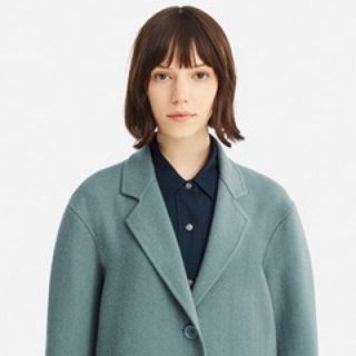 ユニクロ(UNIQLO)のUNIQLO U ダブルフェイスオーバーコート(チェスターコート)