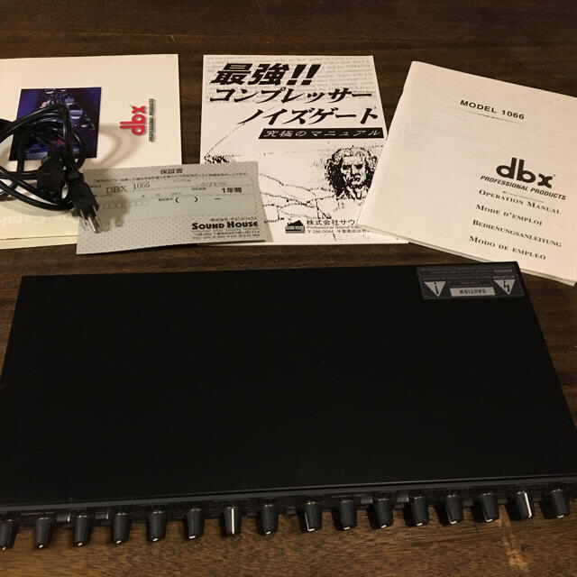 dbx 1066 2chコンプレッサー・リミッター・ゲイト(KON様専用)の通販 by