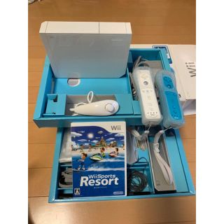 ウィー(Wii)の【マッチさま専用】wii本体,wiiスポーツリゾート(家庭用ゲーム機本体)