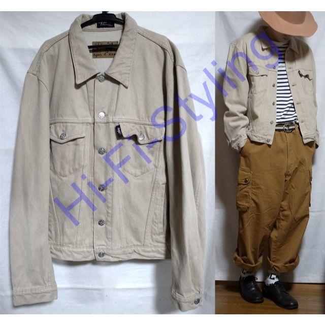 90's フランス製 agnes b. HOMME デニム ジャケット XL位の通販 90's フランス製 agnes b. HOMME デニム ジャケット XL位の通販
