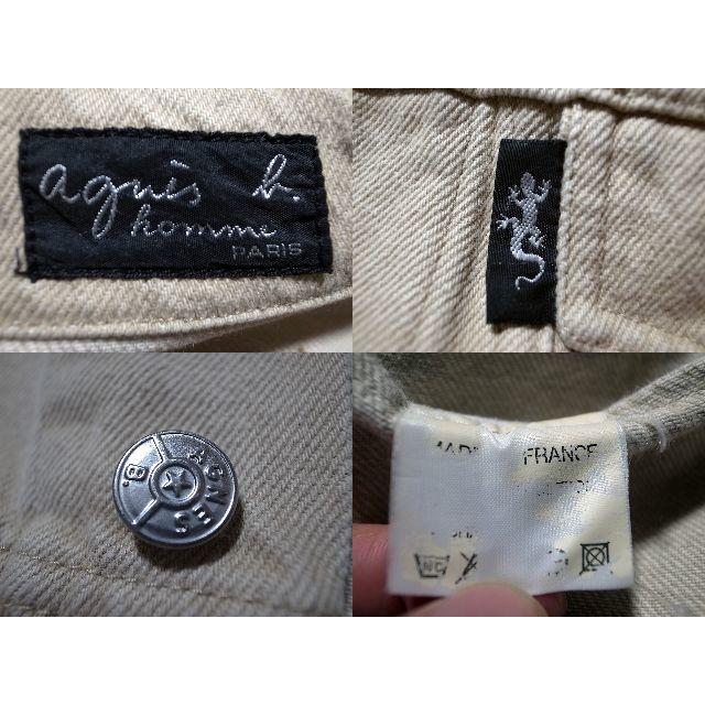 90's フランス製 agnes b. HOMME デニム ジャケット XL位の通販 90's フランス製 agnes b. HOMME デニム ジャケット XL位の通販