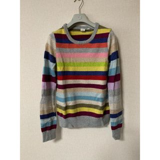 シップス】ships 長袖 ボーダー ニット セーター レディース Sサイズ