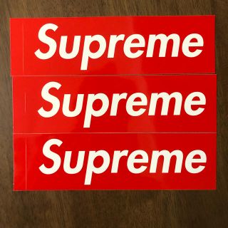 シュプリーム(Supreme)のsupreme ステッカー　3枚セット(ステッカー)