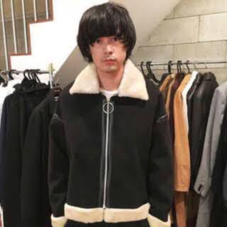 【極美品】17aw neonsign B-6 FLIGHTJACKET ムートン