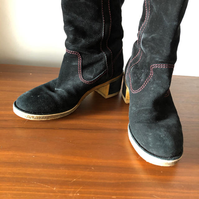 シャネル ニーハイロングブーツ 24cm - ブーツ