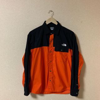 ザノースフェイス(THE NORTH FACE)のノースフェイス　ロングスリーブヌプシシャツ　ペルシャオレンジ(シャツ)