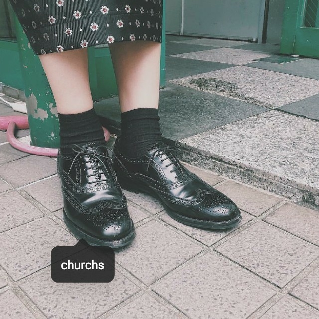 Church's(チャーチ)の新品 チャーチ バーウッド 36 Church's レースアップシューズ レディースの靴/シューズ(ローファー/革靴)の商品写真