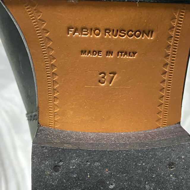 FABIO RUSCONI(ファビオルスコーニ)のshushu様ファビオルスコー二ビィンテージ加工スエードロングブーツ23.5cm レディースの靴/シューズ(ブーツ)の商品写真