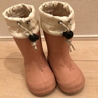 ムジルシリョウヒン(MUJI (無印良品))の無印　長靴　子ども　ピンク(長靴/レインシューズ)