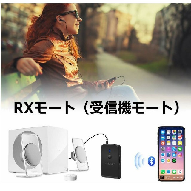 Bluetooth トランスミッター レシーバー スマホ/家電/カメラのPC/タブレット(PC周辺機器)の商品写真