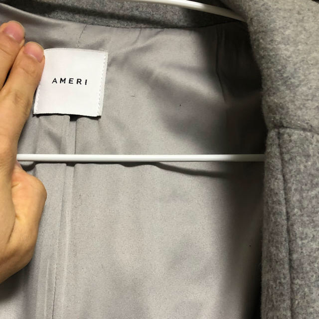 Ameri VINTAGE(アメリヴィンテージ)のAmeri VINTAGE CLAIRE  コクーン　コート　ペイント レディースのジャケット/アウター(チェスターコート)の商品写真