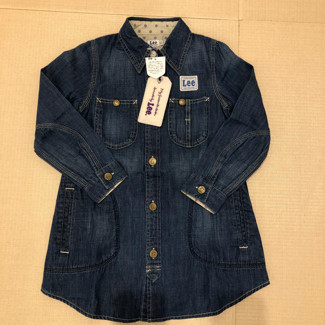 Lee(リー)のLeeシャツワンピース キッズ/ベビー/マタニティのキッズ服女の子用(90cm~)(その他)の商品写真