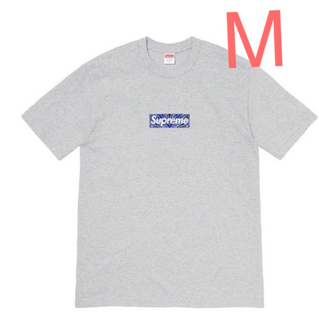 トップスSupreme box logo Tee  Grey M