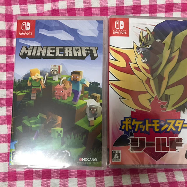 新品未開封　ポケットモンスター　シールド+マインクラフト