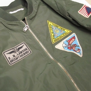 新品 MA1タイプ フライトジャケット ミリタリー 復刻 米空軍 刺繍 