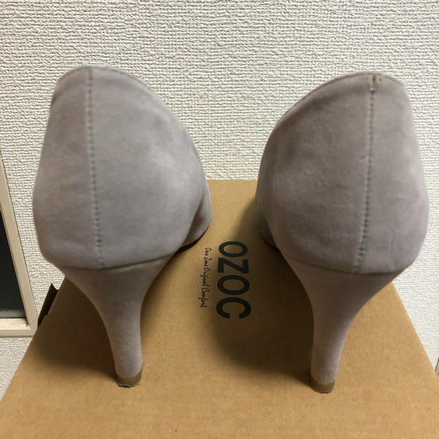 OZOC(オゾック)の☆OZOCスエード風パンプス グレー レディースの靴/シューズ(ハイヒール/パンプス)の商品写真