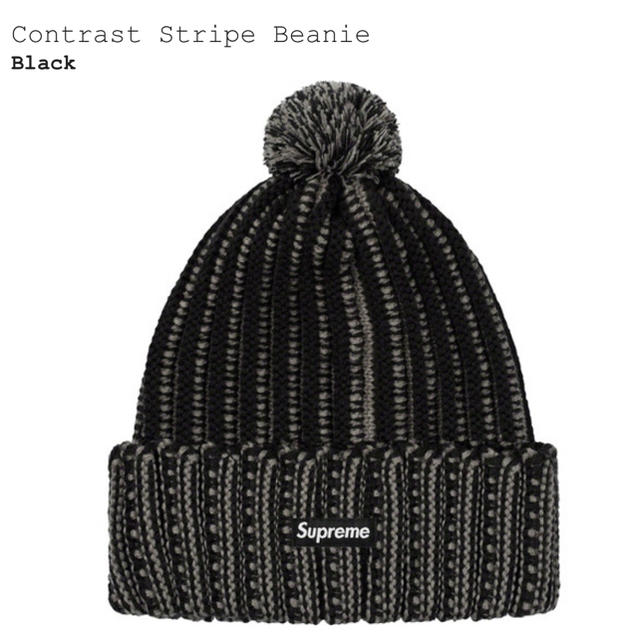 ニット帽/ビーニーSupreme Contrast Stripe Beanie