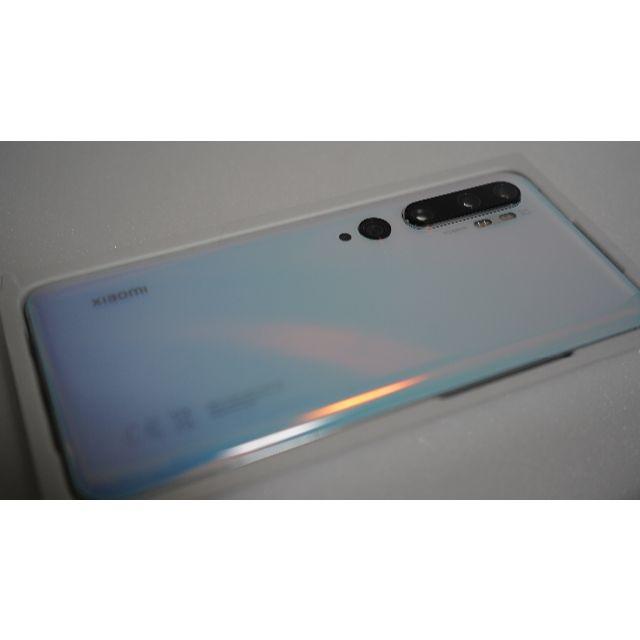 【美品】Xiaomi Mi Note 10 グレイシャー ホワイト SIMフリー