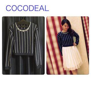 ココディール(COCO DEAL)のCOCODEAL♡ビジューニット(ニット/セーター)