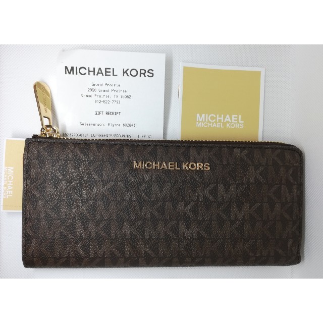 カルティエ偽物評判 - Michael Kors - 新品未使用◆MICHAEL KORSマイケルコースモノグラム長財布の通販 by コジコジ's shop