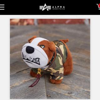 アルファインダストリーズ(ALPHA INDUSTRIES)のALPHA industries ノベルティぬいぐるみ(ミリタリージャケット)