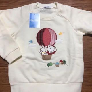 ファミリア(familiar)の今期新作　新品タグ付き　ファミリア トレーナー　100センチ(Tシャツ/カットソー)