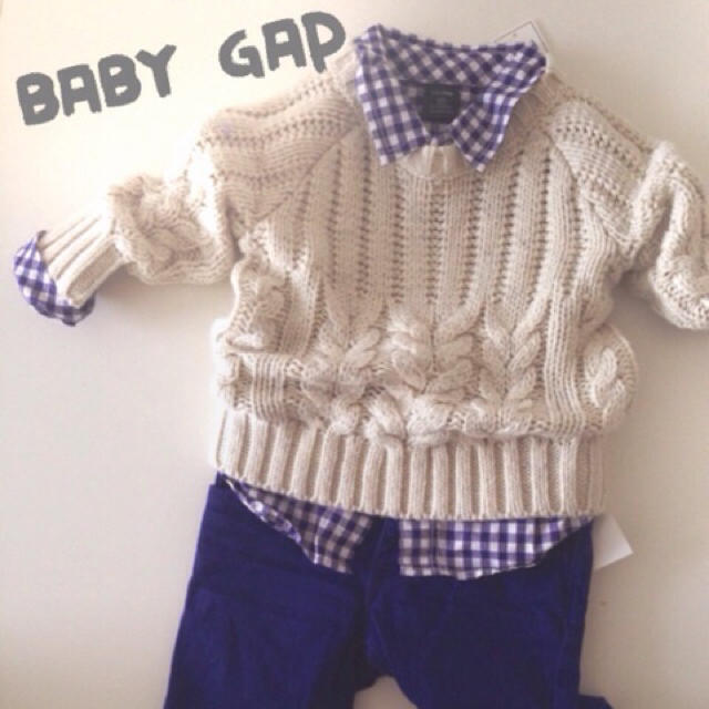 babyGAP(ベビーギャップ)のbaby gap シャツ 2点セット キッズ/ベビー/マタニティのベビー服(~85cm)(シャツ/カットソー)の商品写真