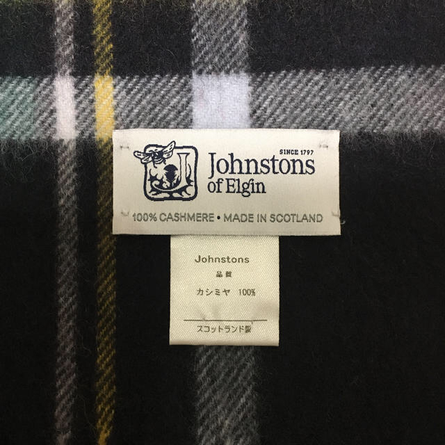Johnstons(ジョンストンズ)のジョンストンズ カシミヤ100%マフラーアクアガール別注 レディースのファッション小物(マフラー/ショール)の商品写真