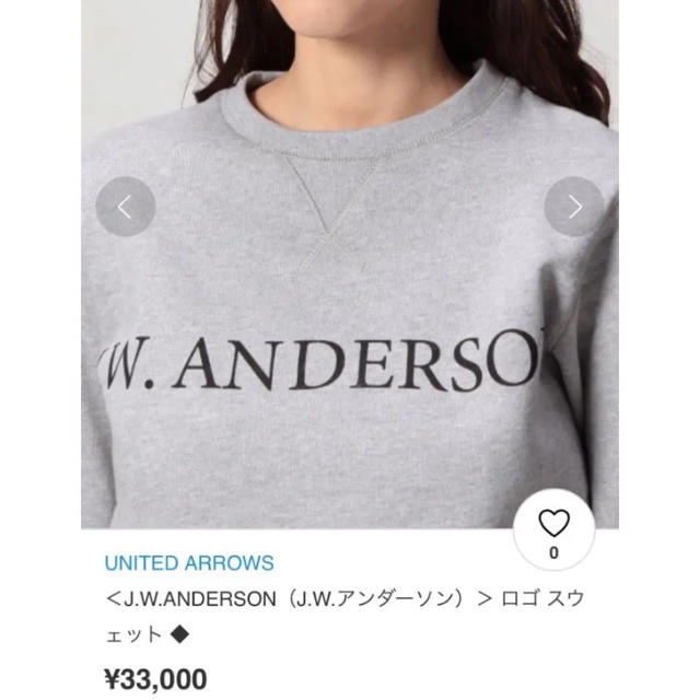 JW ANDERSON スウェット　美品